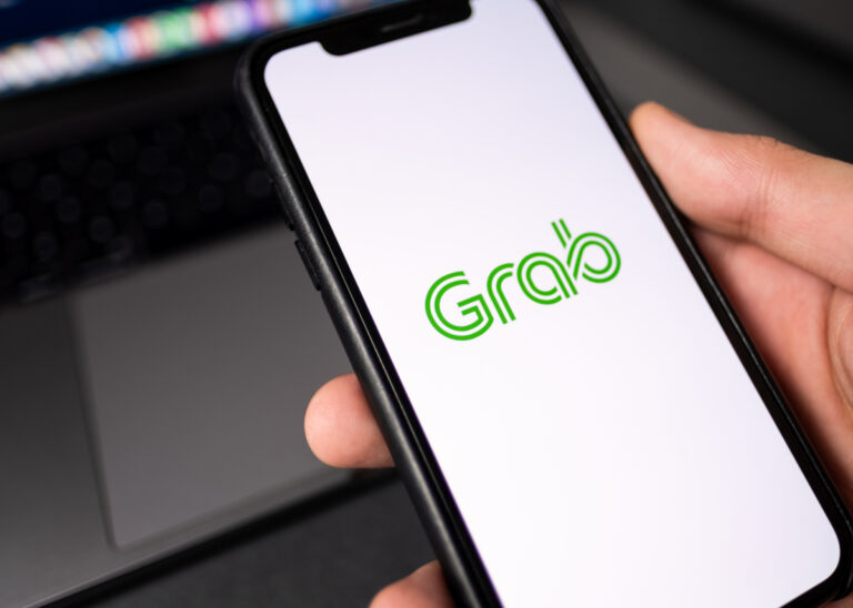 Grab app on phone