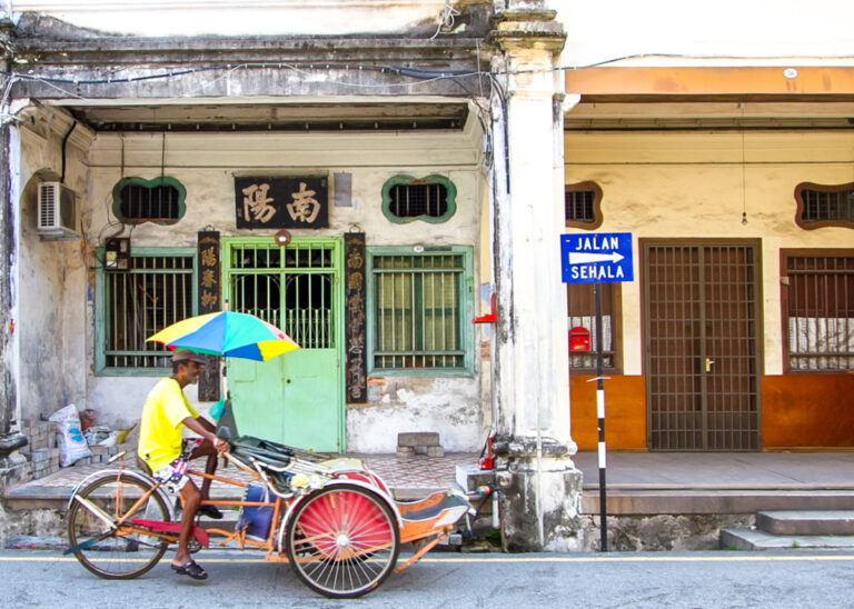 trishaw in George Town, Penang
