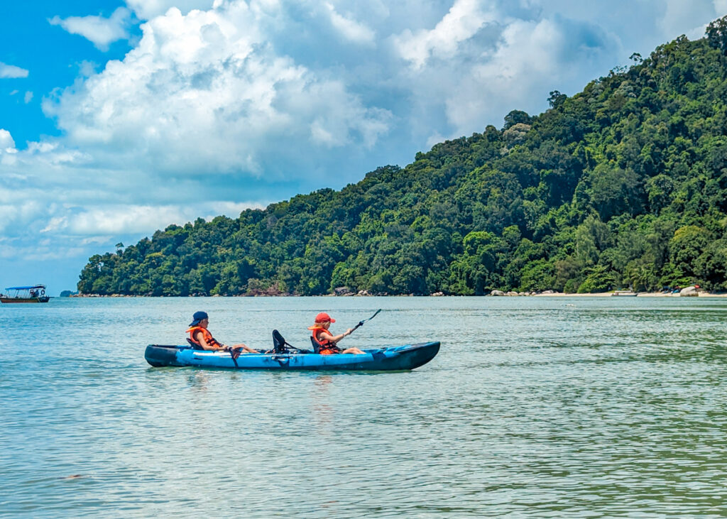 kayaking at Penang National Park