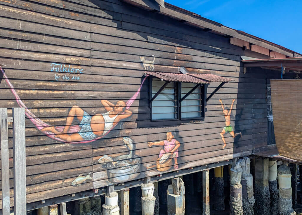 Chew Jetty street art