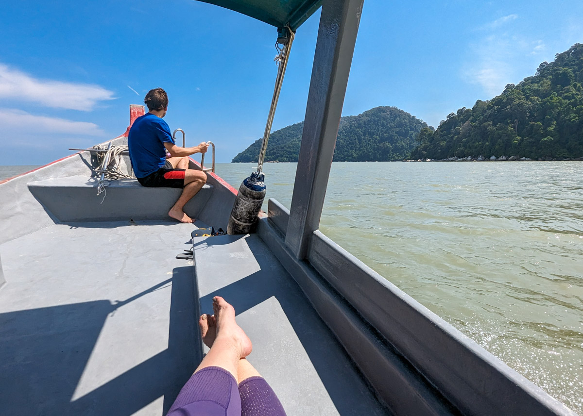 Penang National Park boat
