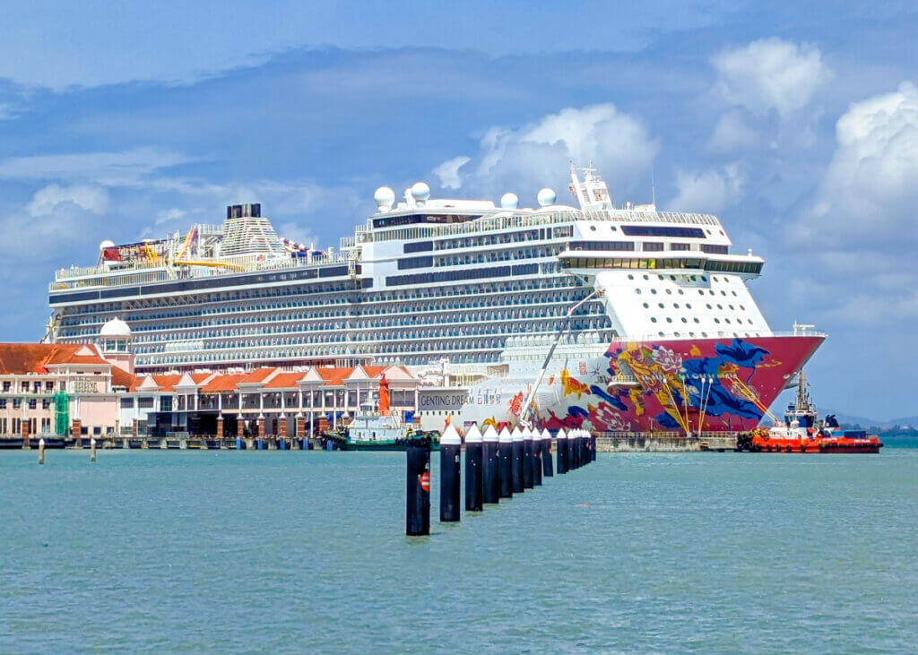 cruise ship at Swettenham Pier, George Town, Penang
