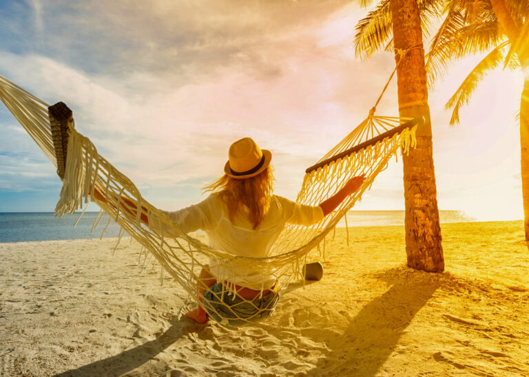 weekend getaways from Penang - beach hammock