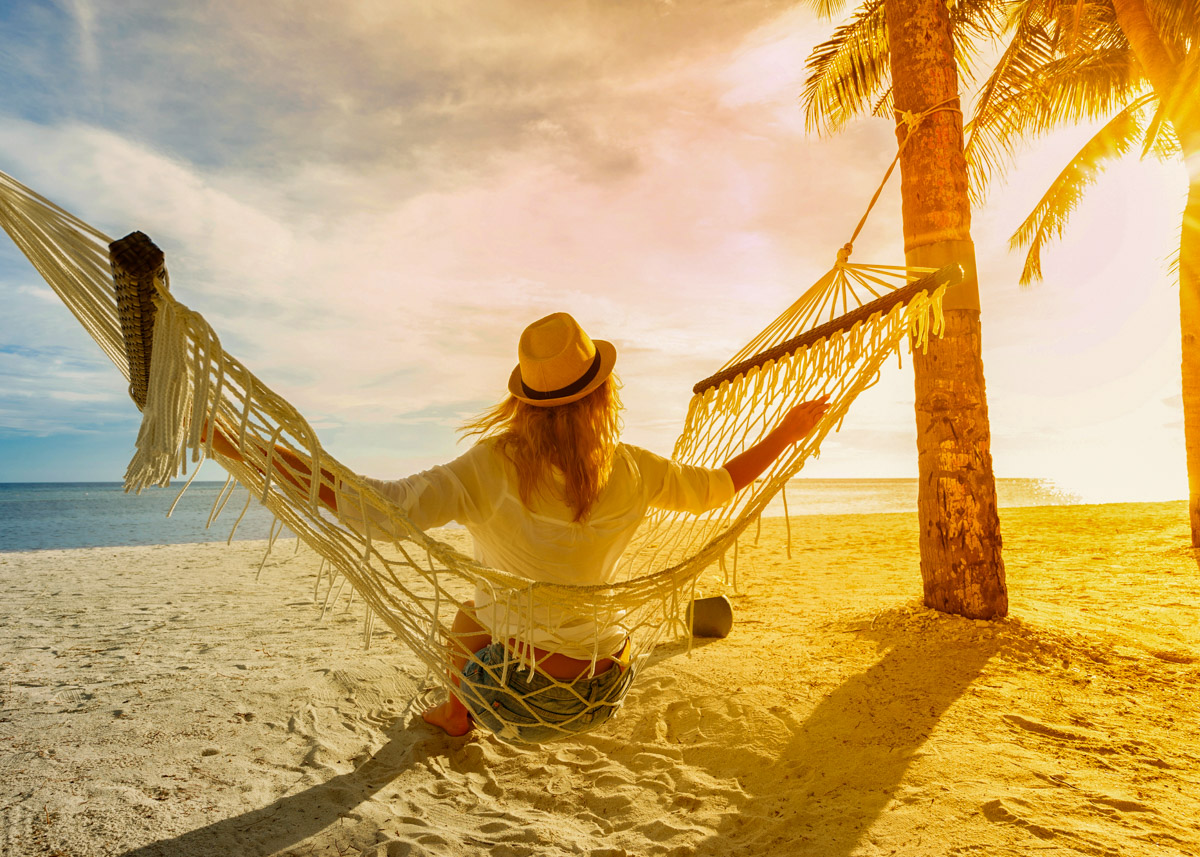 weekend getaways from Penang - beach hammock
