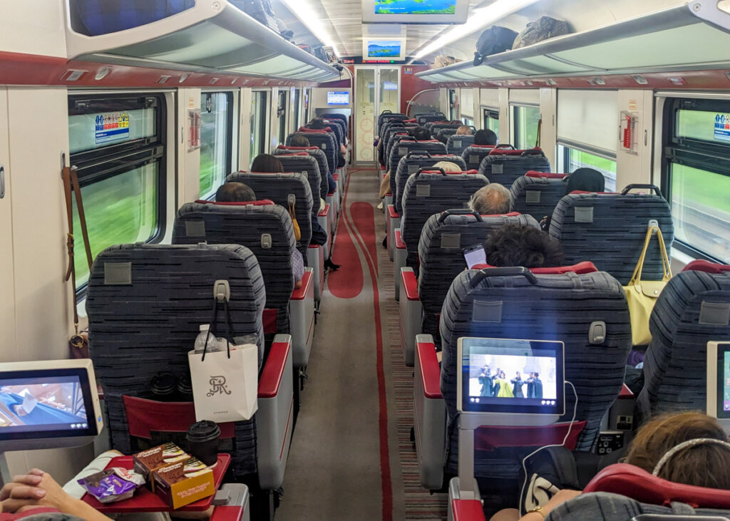 KL to Penang train, business class