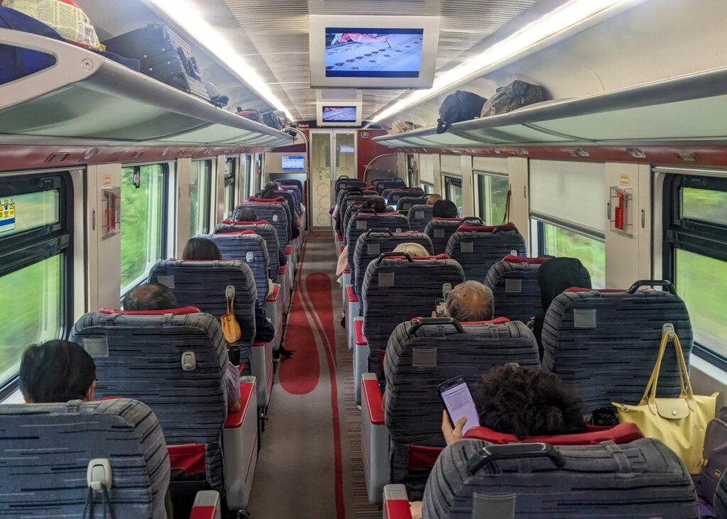 KL to Penang train, business class